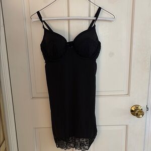 VS Black Lace Slip Dress/Teddy